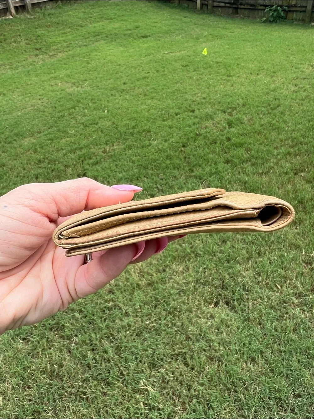CHANEL Vintage Beige/Tan Caviar Leather Wallet ✨